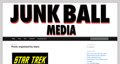 Desktop Screenshot of junkballmedia.com