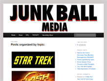 Tablet Screenshot of junkballmedia.com